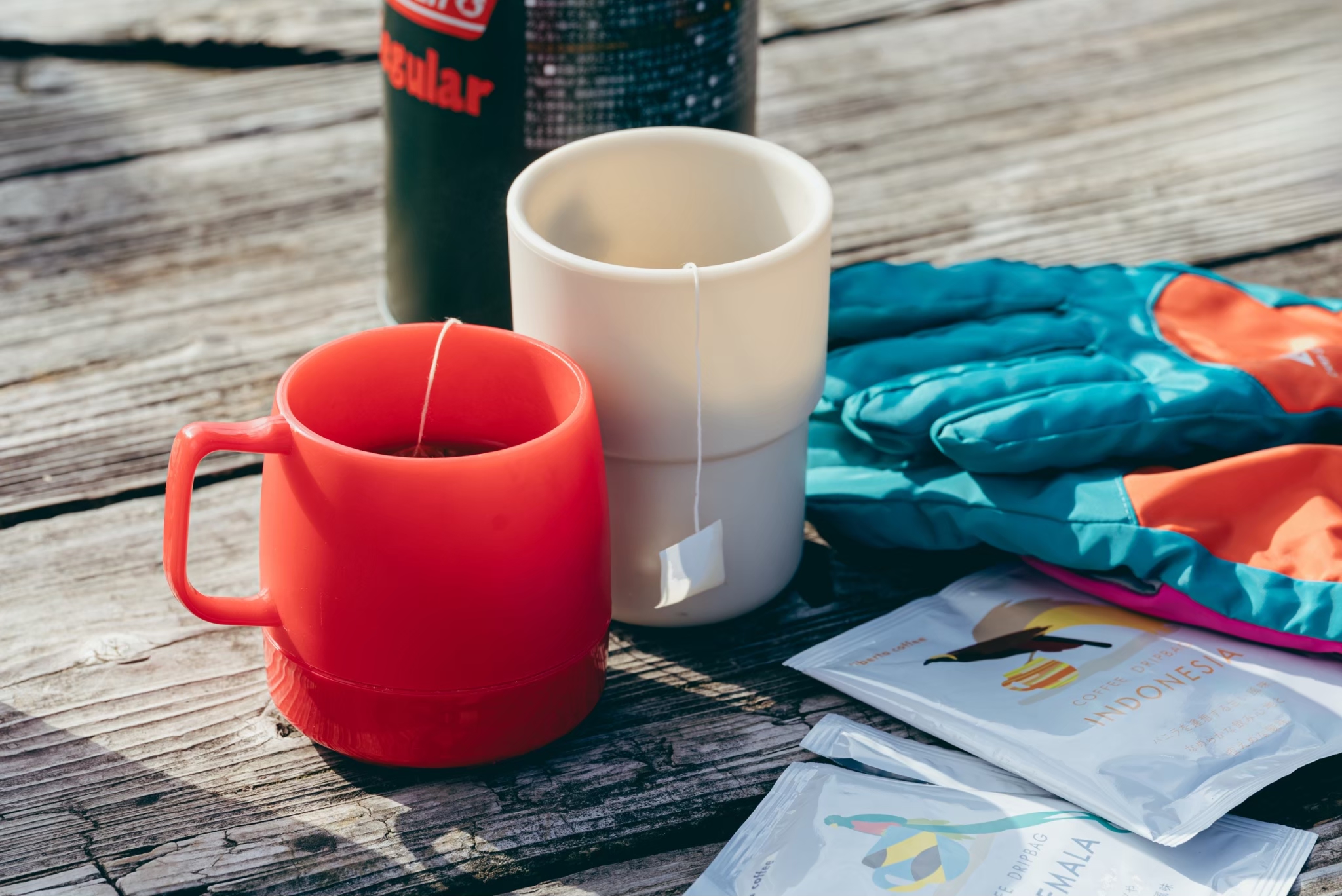 キャンプにも最適な便利なドリップバッグ